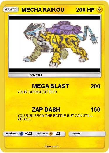 Pokemon MECHA RAIKOU