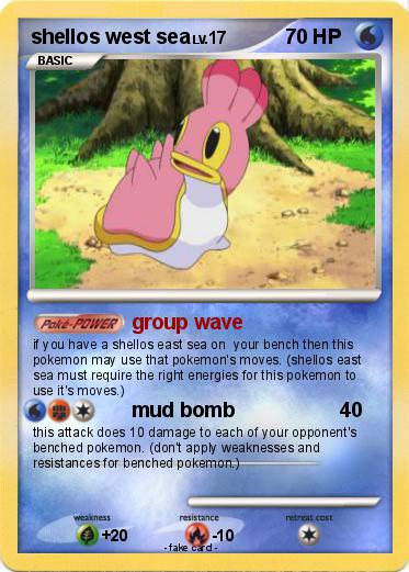 Pokemon shellos west sea