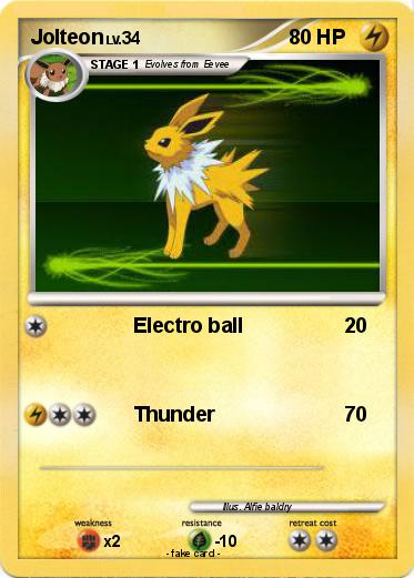 Pokemon Jolteon