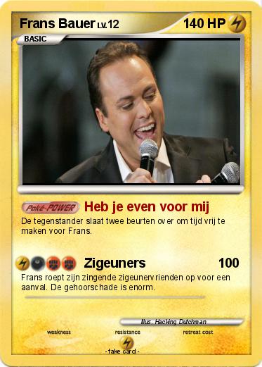Pokemon Frans Bauer