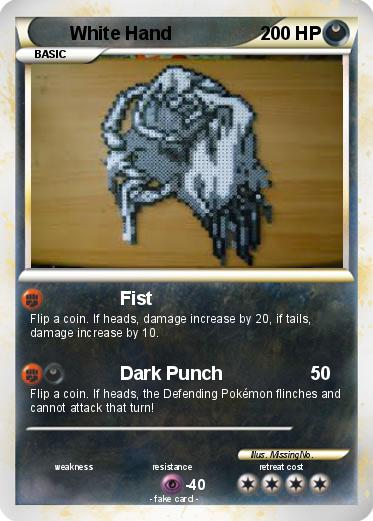 Pokemon White Hand