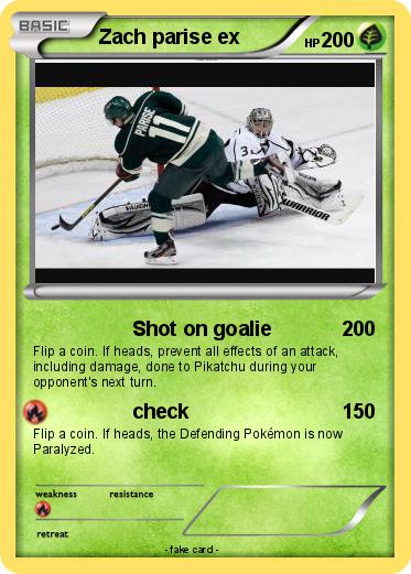 Pokemon Zach parise ex
