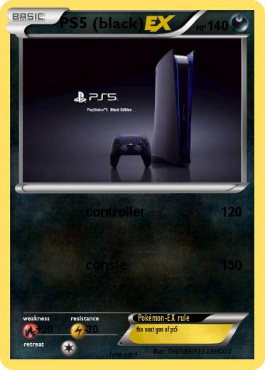 Pokemon PS5 (black)