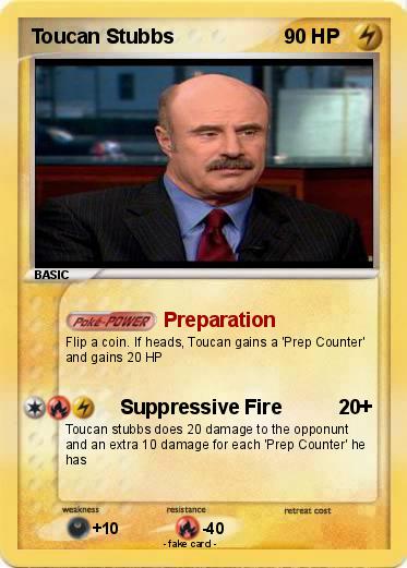 Pokemon Toucan Stubbs