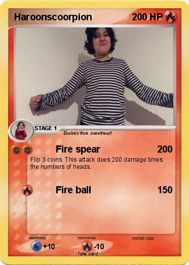 Pokemon Haroonscoorpion