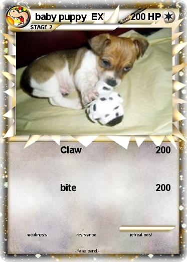 Pokemon baby puppy  EX