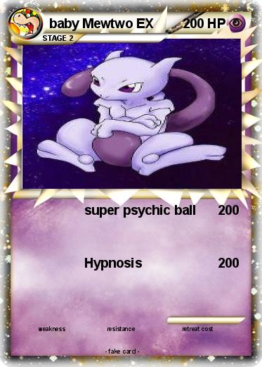 Pokemon baby Mewtwo EX