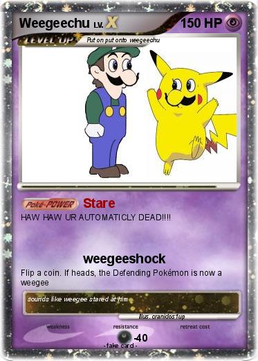 Pokemon Weegeechu