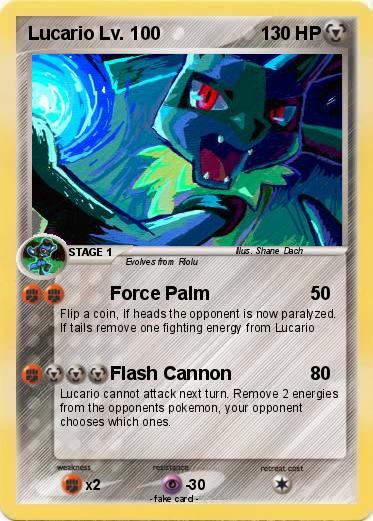 Pokemon Lucario Lv. 100