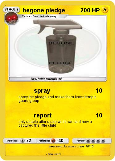Pokemon begone pledge