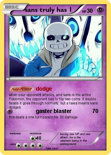 Pokemon sans truly has 1