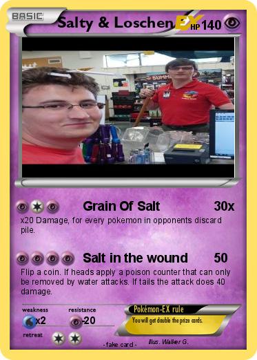 Pokemon Salty & Loschen