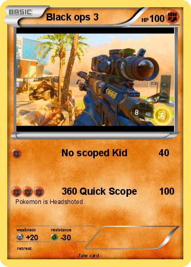 Pokemon Black ops 3