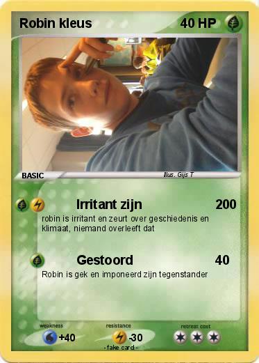 Pokemon Robin kleus