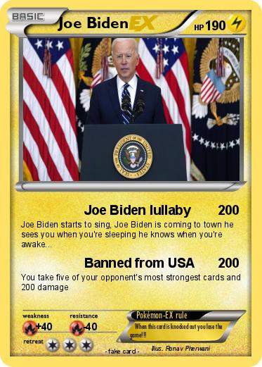 Pokemon Joe Biden