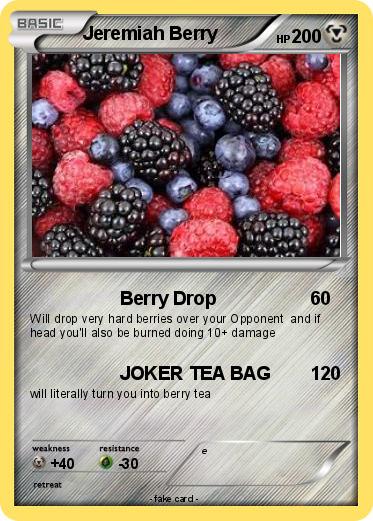 Pokemon Jeremiah Berry