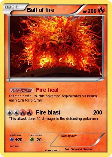 Pokemon Ball of fire