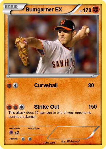 Pokemon Bumgarner EX