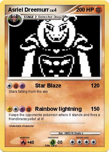 Pokemon Asriel Dreemurr