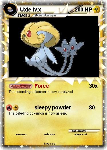 Pokemon Uxie lv.x