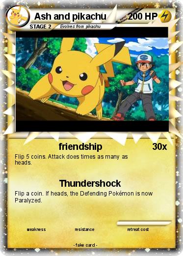 Pokemon Ash and pikachu