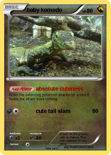 Pokemon baby komodo