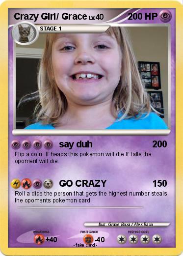 Pokemon Crazy Girl/ Grace