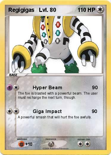 Pokemon Regigigas   Lvl. 80