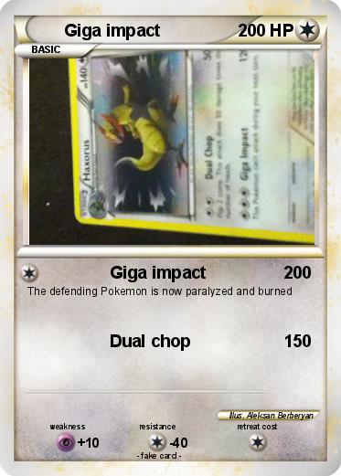 Pokemon Giga impact
