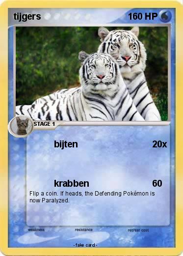 Pokemon tijgers
