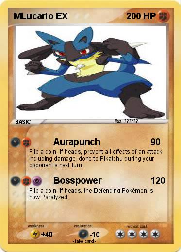 Pokemon MLucario EX
