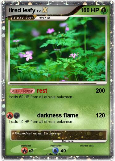 Pokemon tired leafy