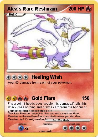 Pokemon Alea's Rare Reshiram