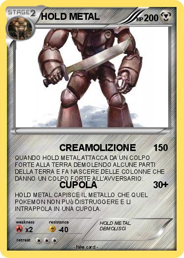 Pokemon HOLD METAL