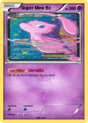 Pokemon Super Mew Ex