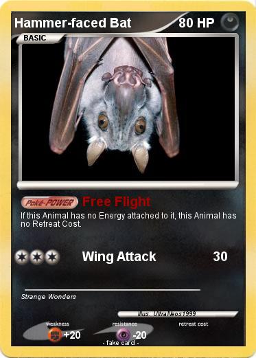 Pokemon Hammer-faced Bat