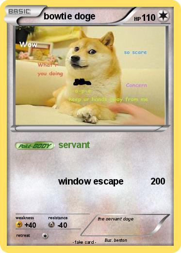 Pokemon bowtie doge