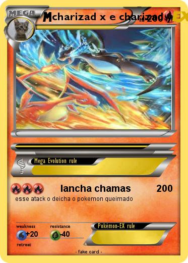 Pokemon charizad x e charizad y