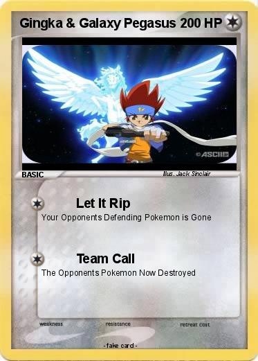 Pokemon Gingka & Galaxy Pegasus