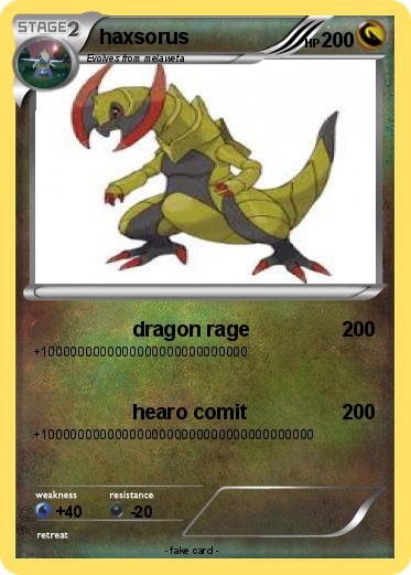 Pokemon haxsorus