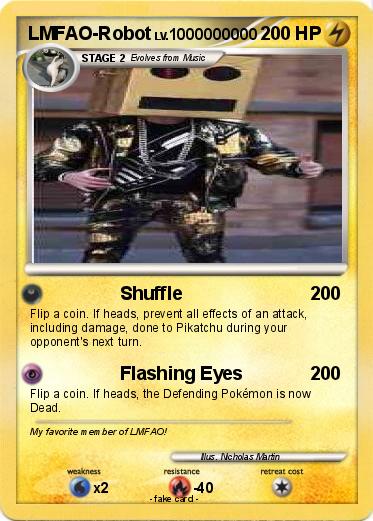 Pokemon LMFAO-Robot