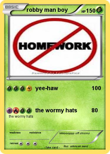 Pokemon robby man boy