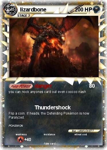 Pokemon lizardbone