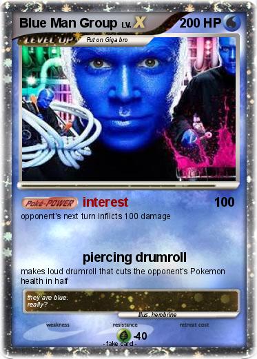 Pokemon Blue Man Group