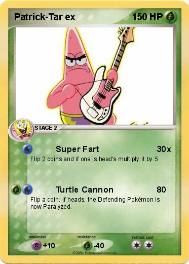 Pokemon Patrick-Tar ex