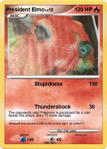Pokemon President Elmo