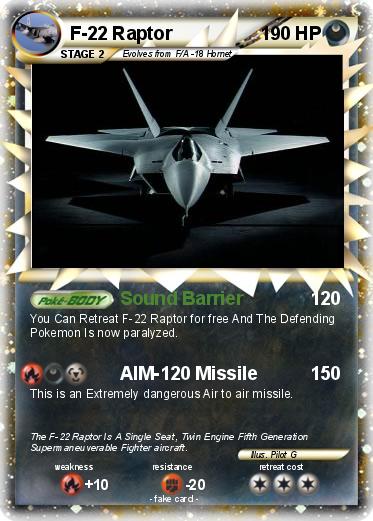 Pokemon F-22 Raptor