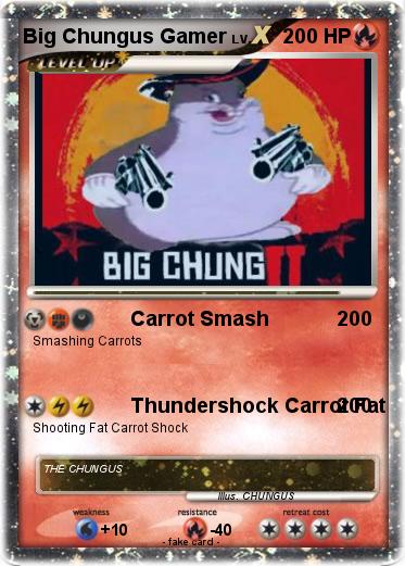 Pokemon Big Chungus Gamer