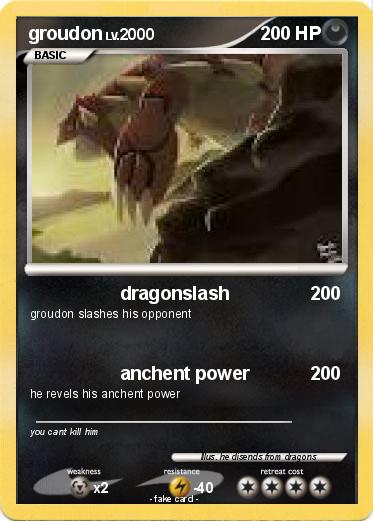 Pokemon groudon