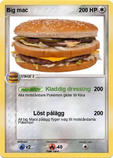 Pokemon Big mac